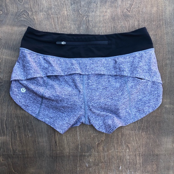 lululemon athletica Pants - Lululemon Speed Shorts Gray black size 4